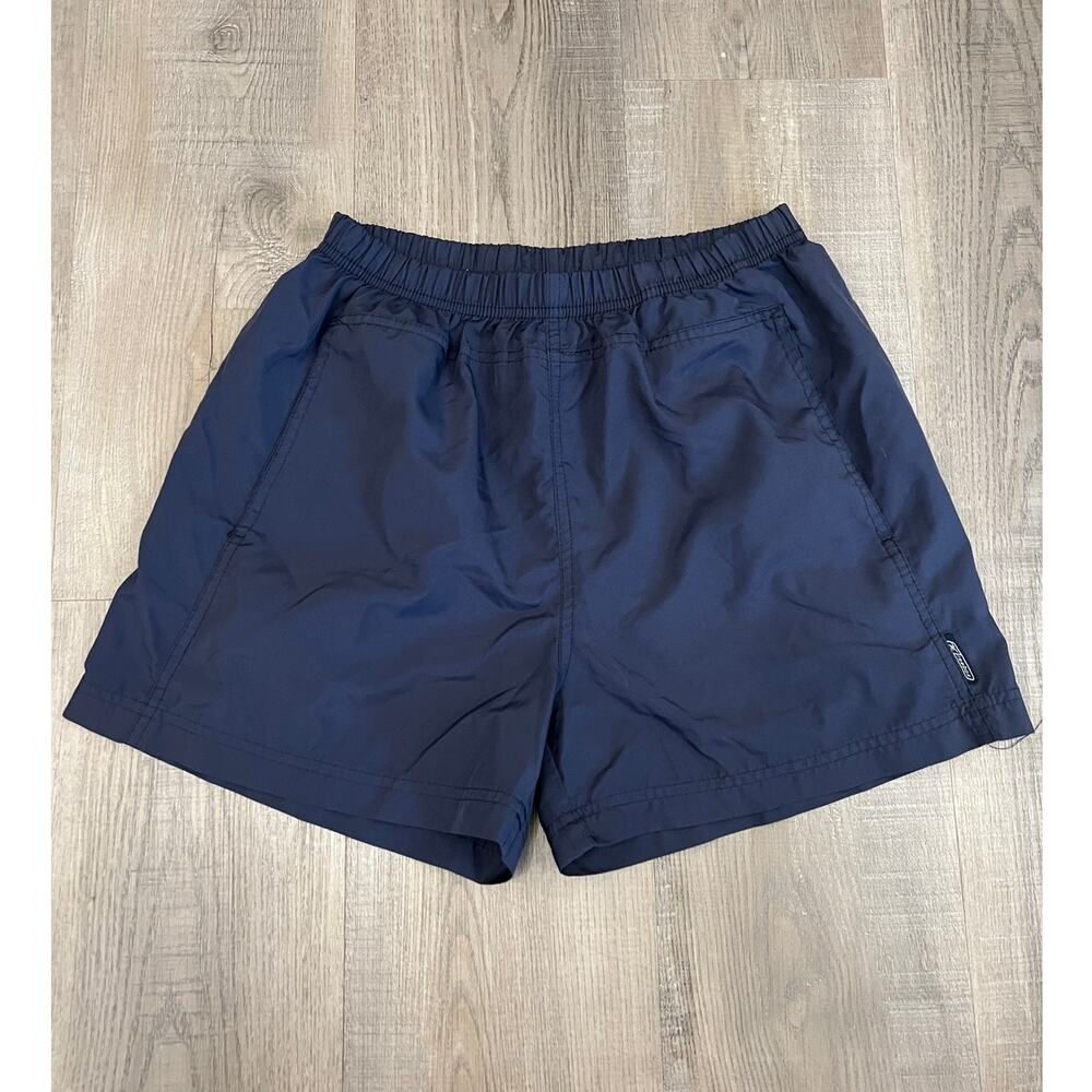 Vtg Reebok Navy Windbreaker Athletic Soccer Shorts
